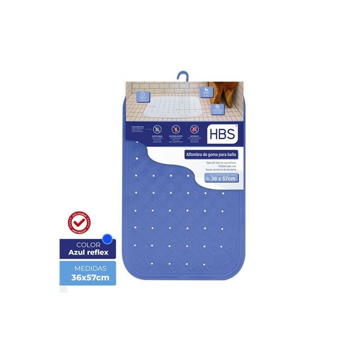 ALFOMBRA GOMA NATURAL - 450G AZUL REFLEX HBS