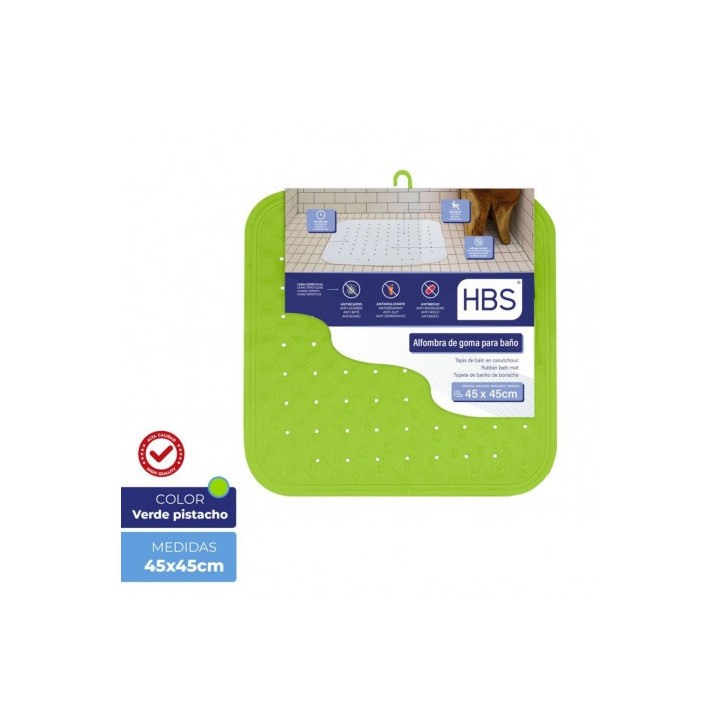 ALFOMBRA GOMA NATURAL - 450G VERDE PISTACHO HBS