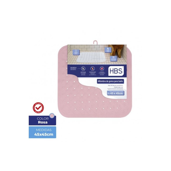 ALFOMBRA GOMA NATURAL - 450G ROSA HBS