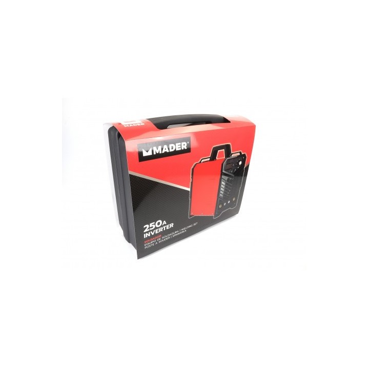 SOLDADOR INVERTER ELECTRODOS 250 AMP MADER
