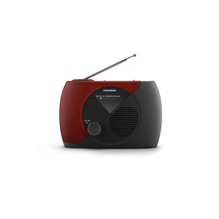 RADIO FM PORTATIL GRANATE/NEGRO RT353 THOMSON