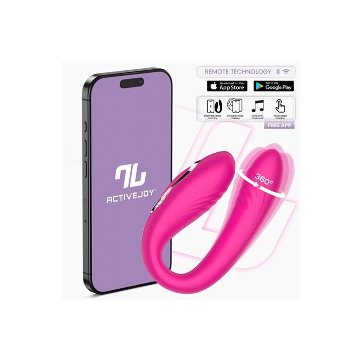 VIBRADOR PARA PAREJAS 360º ROSA COUTY INTOYOU