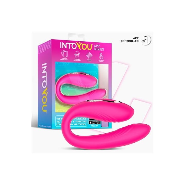 VIBRADOR PARA PAREJAS 360º ROSA COUTY INTOYOU