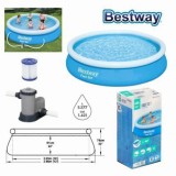 PISCINA HINCHABLE CON BOMBA Y FILTRO 366X76CM BESTWAY