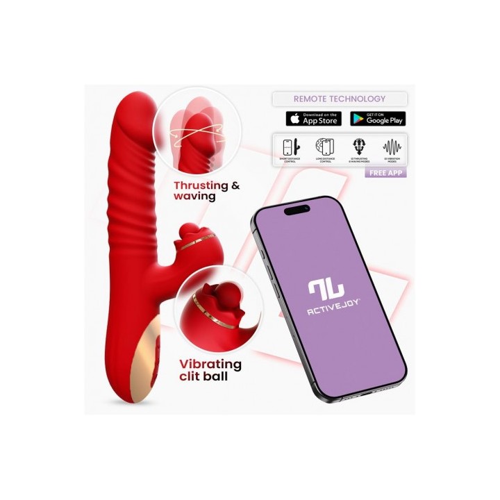 VIBRADOR DOBLE MOTOR CON ESTIMULADOR CLITORIS ASCEN INTOYOU