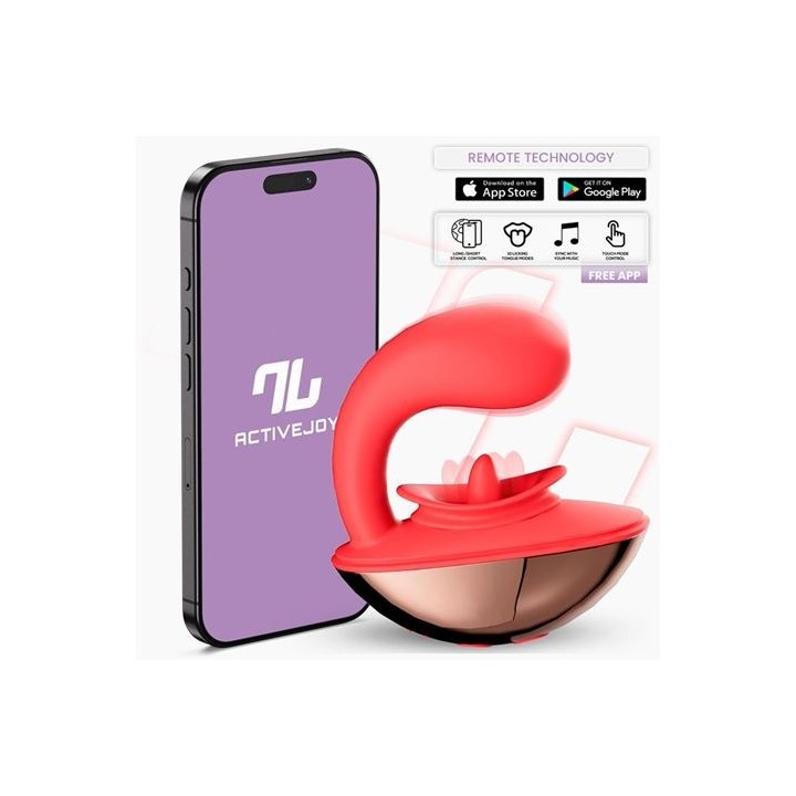 ESTIMULADOR CLITORIS CON VIBRADOR Y LENGUA RONDY INTOYOU