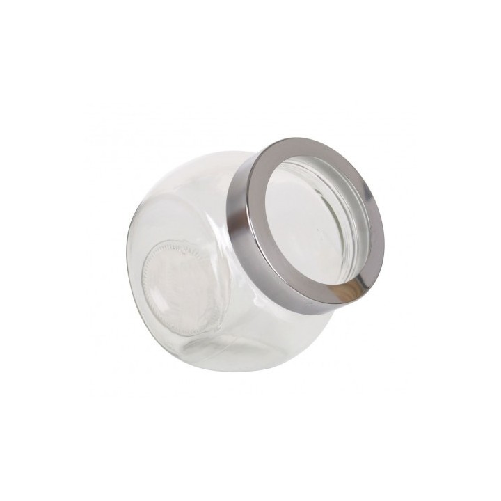 TARRO VIDRIO 2 POSICIONES 600ML TAPA CRISTAL ROSCA