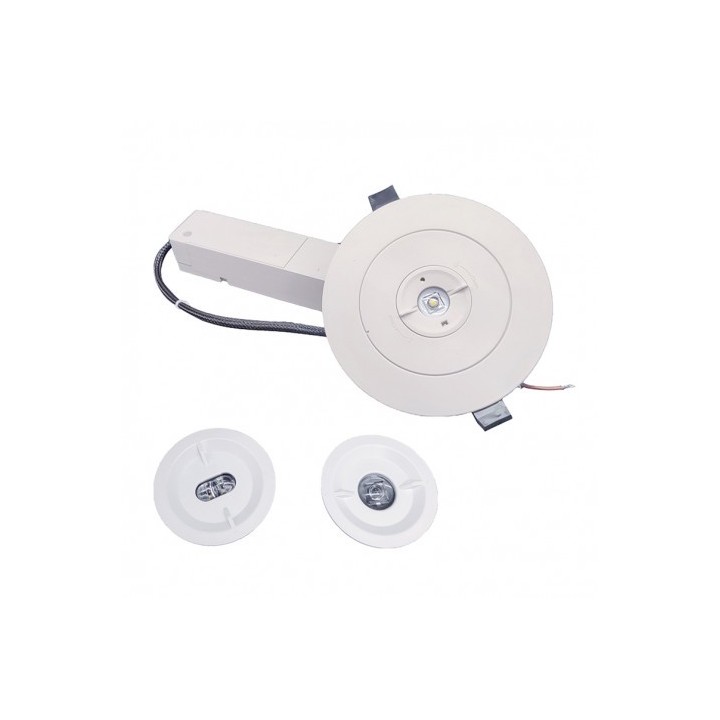 LUZ DE EMERGENCIA EMPOTRABLE 330LUMENS 6000K ELBAT