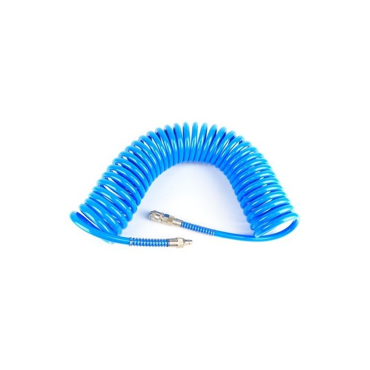 MANGUERA ESPIRAL AZUL 10 METROS AIRE COMPRIMIDO MADER