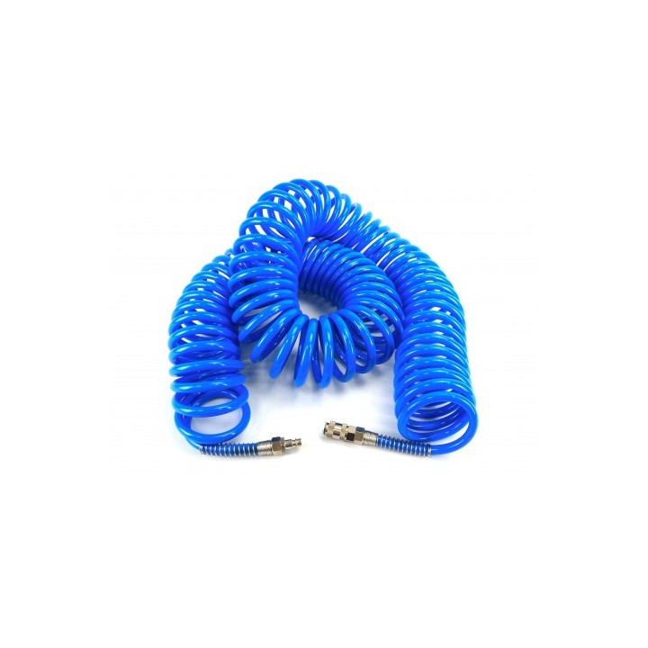 MANGUERA ESPIRAL AZUL 20 METROS AIRE COMPRIMIDO MADER