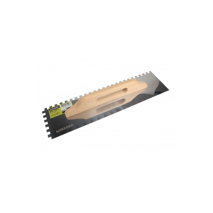 LLANA RECTANGULAR INOX LISA / DENTADA 500X130MM MADER