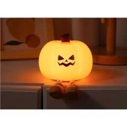 LAMPARA DE NOCHE INFANTIL CALABAZA HALLOWEEN XO