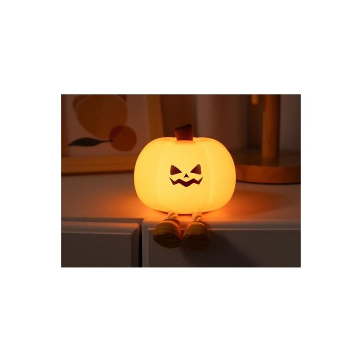 LAMPARA DE NOCHE INFANTIL CALABAZA HALLOWEEN XO
