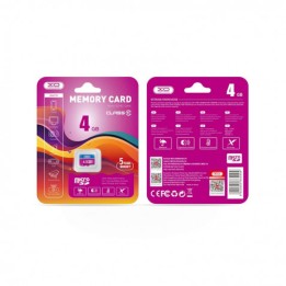 TARJETA MEMORIA MICRO SD 4GB CLASE 10 XO
