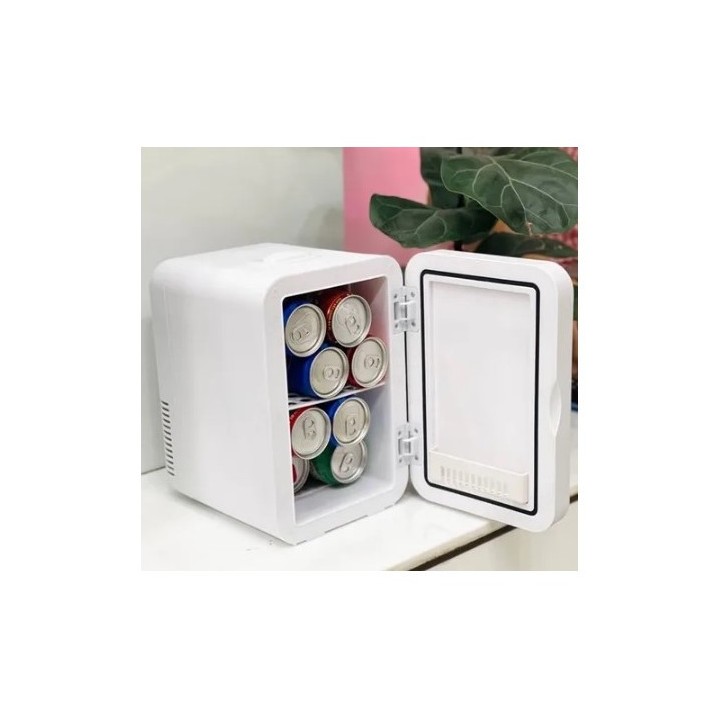 MINI NEVERA 5.5 LITROS 12/220V BEIGE XO