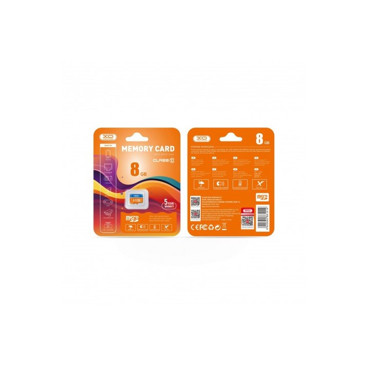 TARJETA MEMORIA MICRO SD 8GB CLASE 10 XO