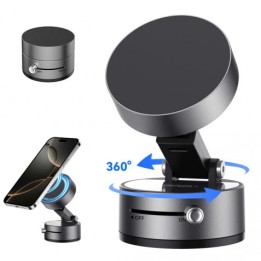 SOPORTE COCHE SMARTPHONE POR VACIO / MAGNETICO C170 NEGRO XO