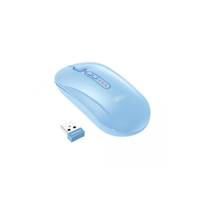 RATON INALAMBRICO WIRELESS / BLUETOOTH 1600DPI AZUL M13 XO
