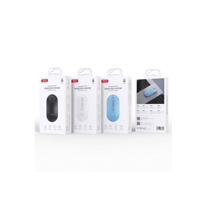RATON INALAMBRICO WIRELESS / BLUETOOTH 1600DPI AZUL M13 XO