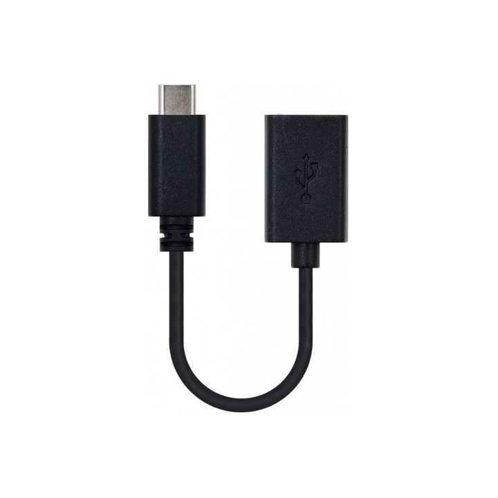 CABLE 15CM TIPO C MACHO A USB HEMBRA OTG NANOCABLE