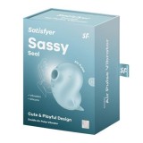 SUCCIONADOR CLITORIS CON VIBRACION SASSY SEAL SATISFYER