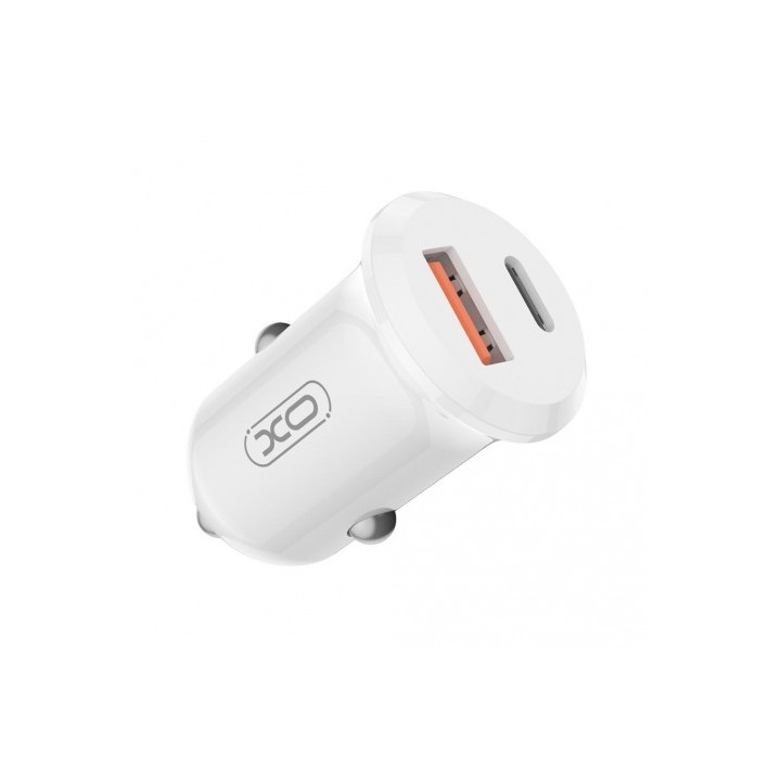CARGADOR COCHE 2USB 30W BLANCO XO
