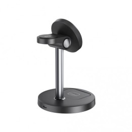 CARGADOR INALAMBRICO MAGNETICO 3 EN 1 CX038 NEGRO XO