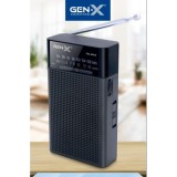 RADIO PORTATIL AM/FM ANALOGICA NEGRA FM-4405 GEN-X