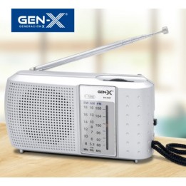 RADIO PORTATIL AM/FM/SW TRES BANDAS GRIS FM-4407 GEN-X