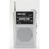 RADIO PORTATIL AM/FM ANALOGICA GRIS FM-4404 GEN-X