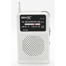 RADIO PORTATIL AM/FM ANALOGICA GRIS FM-4402 GEN-X