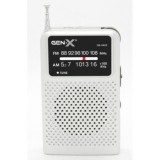 RADIO PORTATIL AM/FM ANALOGICA GRIS FM-4402 GEN-X
