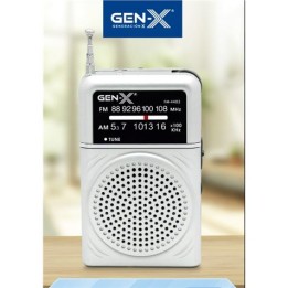 RADIO PORTATIL AM/FM ANALOGICA GRIS FM-4403 GEN-X
