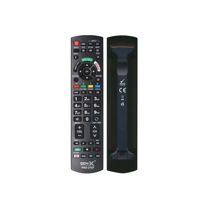 MANDO UNIVERSAL PARA TELEVISORES PANASONICG PAG-2107 GEN-X