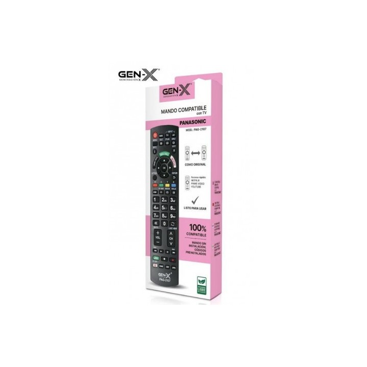 MANDO UNIVERSAL PARA TELEVISORES PANASONICG PAG-2107 GEN-X