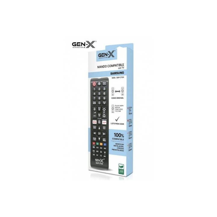 MANDO UNIVERSAL PEQUEÑO PARA TELEVISORES SAMSUNG SAP-2104 GEN-X