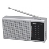 RADIO PORTATIL AM/FM DIAL CLASICO PLATA GEN-X
