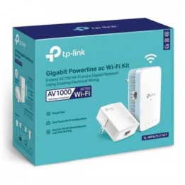 KIT EXTENSOR POWERLINE WIFI TP-LINK AC750 1000MBPS TL-WPA7517 KIT