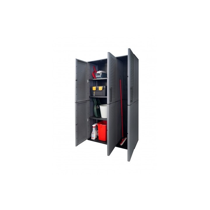 ARMARIO ALTO CON ESTANTES REGULABLES 1020X370X1630MM ARTPLAST