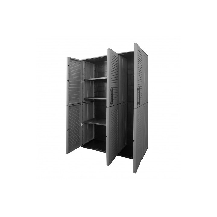 ARMARIO ALTO CON ESTANTES REGULABLES 1020X370X1630MM ARTPLAST