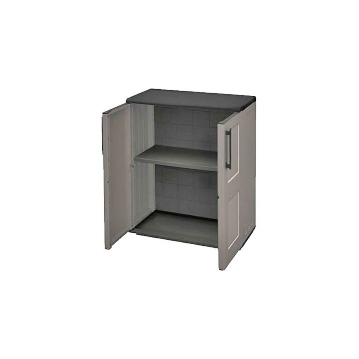 ARMARIO BAJO DE MEDIA ALTURA ESTANTE REGULABLE 680X370X840MM ARTPLAST