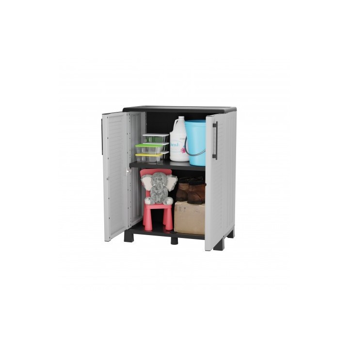 ARMARIO BAJO CON ESTANTE Y PATAS REGULABLES 680X370X900MM ARTPLAST