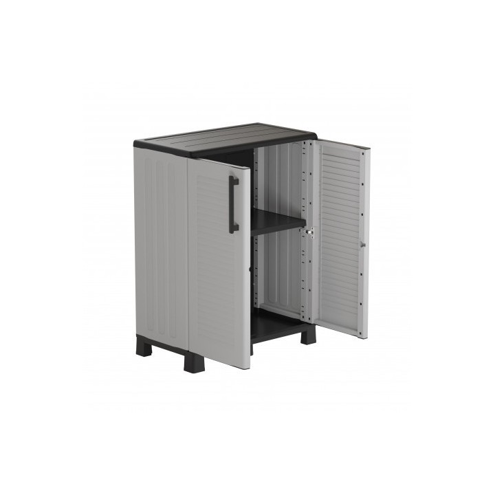 ARMARIO BAJO CON ESTANTE Y PATAS REGULABLES 680X370X900MM ARTPLAST