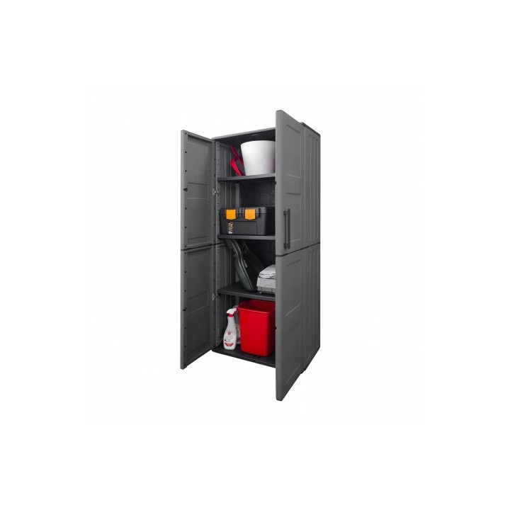 ARMARIO ALTO CON ESTANTES AJUSTABLES 680X370X1630MM ARTPLAST