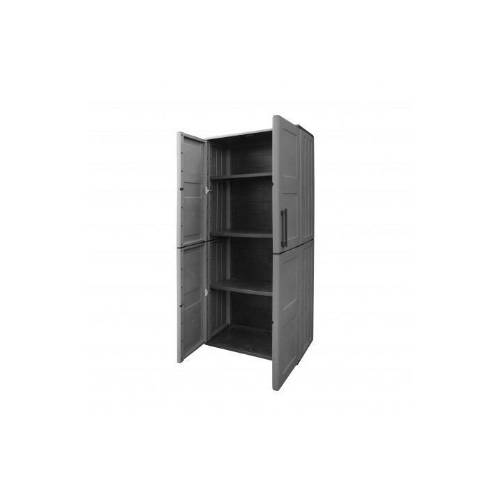 ARMARIO ALTO CON ESTANTES AJUSTABLES 680X370X1630MM ARTPLAST