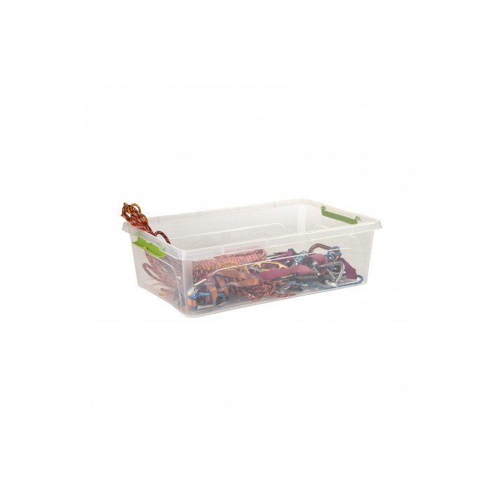CAJA ORGANIZADORA CON TAPA, RUEDAS Y CIERRES 585X390X170MM ARTPLAST