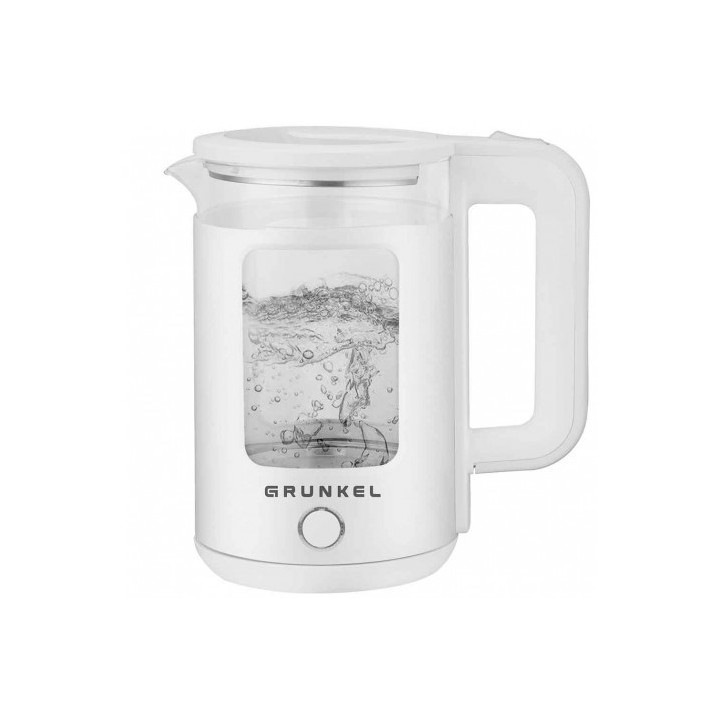 HERVIDOR DE AGUA 1.8 LITROS 150W BLANCO INOX GRUNKEL