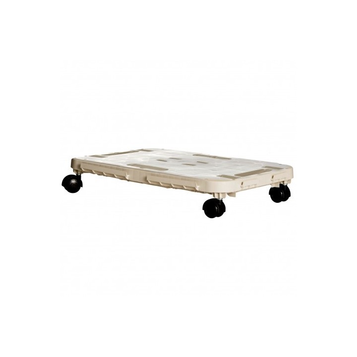 PLATAFORMA RECTANGULAR CON RUEDAS 480X290X38MM ARTPLAST
