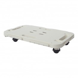 PLATAFORMA RECTANGULAR CON RUEDAS 480X290X38MM ARTPLAST