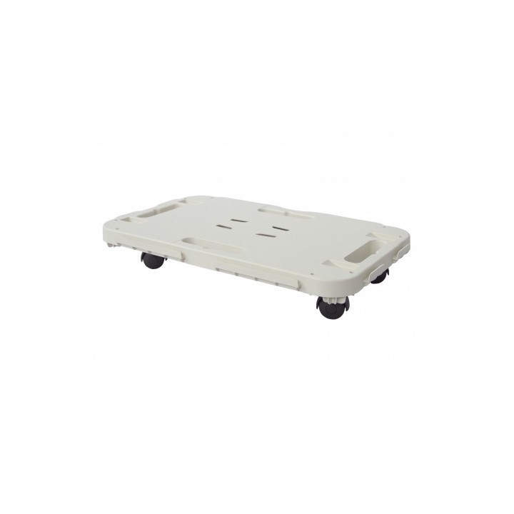 PLATAFORMA RECTANGULAR CON RUEDAS 480X290X38MM ARTPLAST